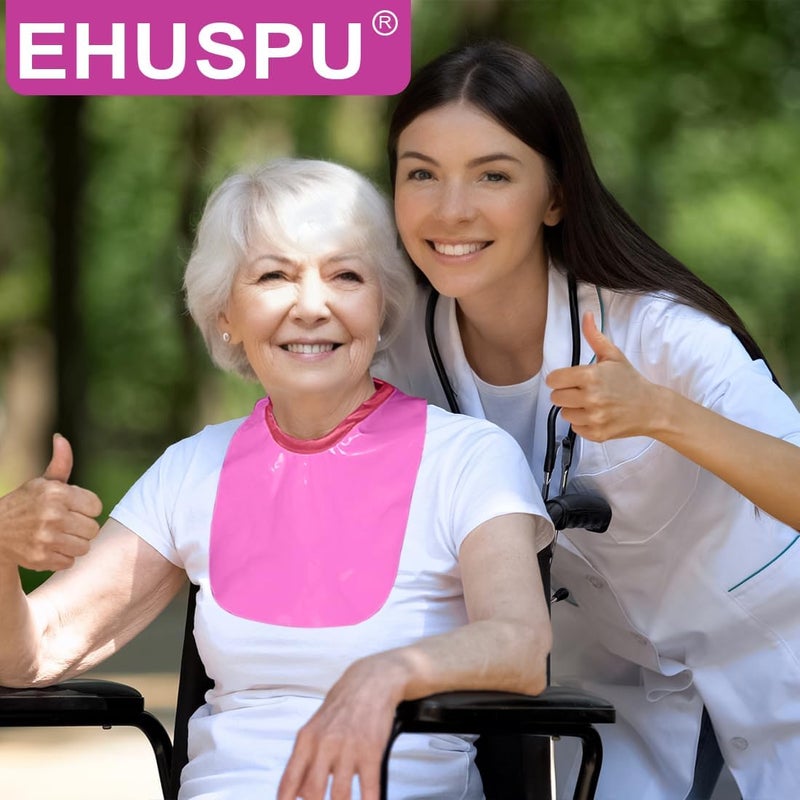 EHUSPU Tracheostomy Shower Cover Neck Stoma Protector for Tracheostomy,Waterproof Shower Shield Neck Stoma Guard (Rose Red-1pc) - Image 2